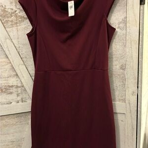Banana Republic Rich Burgundy Mini Dress